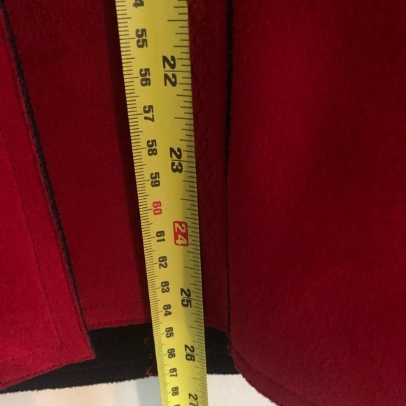 Relaxed RED Burgundy Alfred Dunner Size 6P Faux Suede  Blazer - Picture 13 of 17